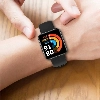 Xiaomi Redmi Watch 2 Lite Klasik Kordon Renkli Delikli Yumuşak Silikon Kordon  - Kırmızı