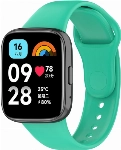 Xiaomi Redmi Watch 3 Active Klasik Kordon Renkli Delikli Yumuşak Silikon Kordon  - Turkuaz