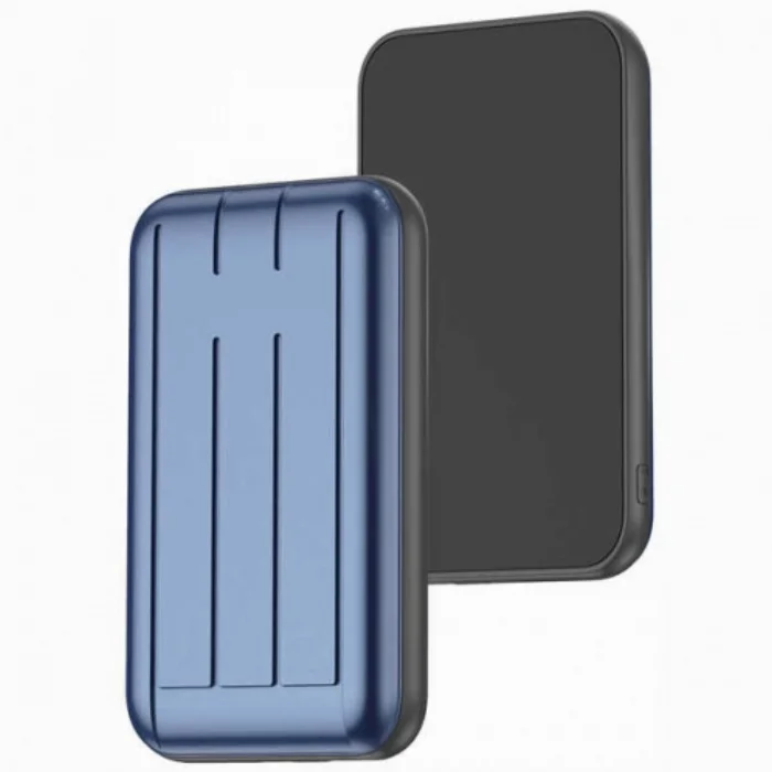 Xipin MagSafe Apple iPhone 12 13 Serisi 5000 mAh Powerbank T109s - Mavi