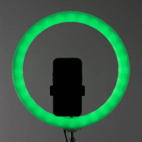 Zore 3D-36 36cm Canlı Yayın ve Ambiyans RGB Led Ring Light - Siyah