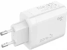 Zore Always-01 GaN Tech Type-C PD4.0 USB-A QC3.0 Hızlı Şarj Özellikli Seyahat Şarj Başlığı 65W - Beyaz