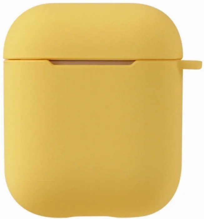 Zore Apple Airpods Kılıf Airbag 11 Soft Silikon - Sarı