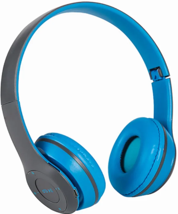 Zore BTK-ZR56 Kablosuz Bluetooth 5.0 Kulaklık SD Kart Radyo Modlu Kulaküstü - Mavi