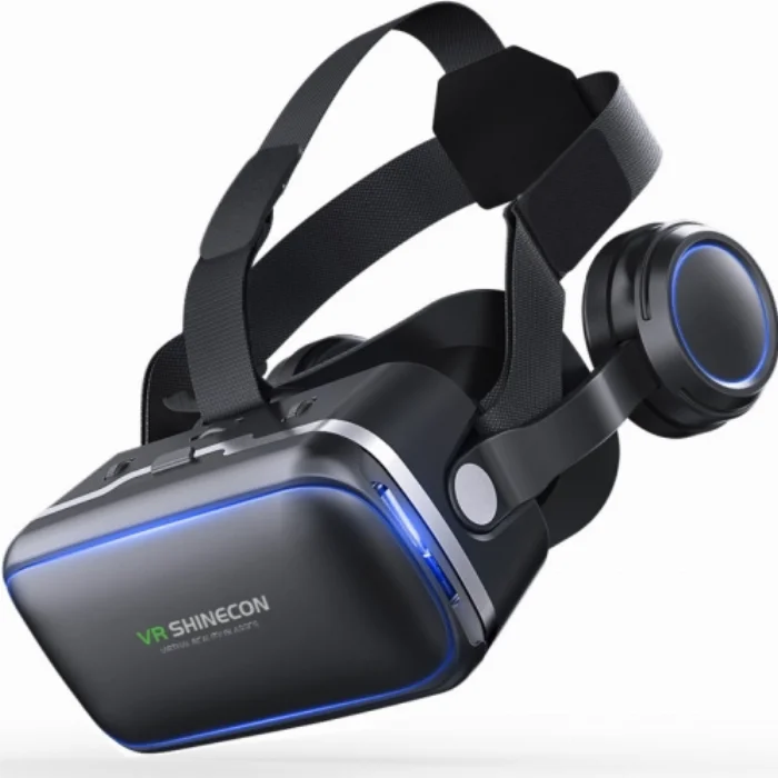 Zore G04E VR Shinecon 3D Sanal Gerçeklik Gözlüğü Kulaklıklı - Siyah