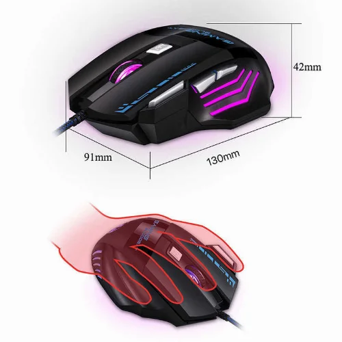 Zore GM02 Oyuncu Mouse - Siyah