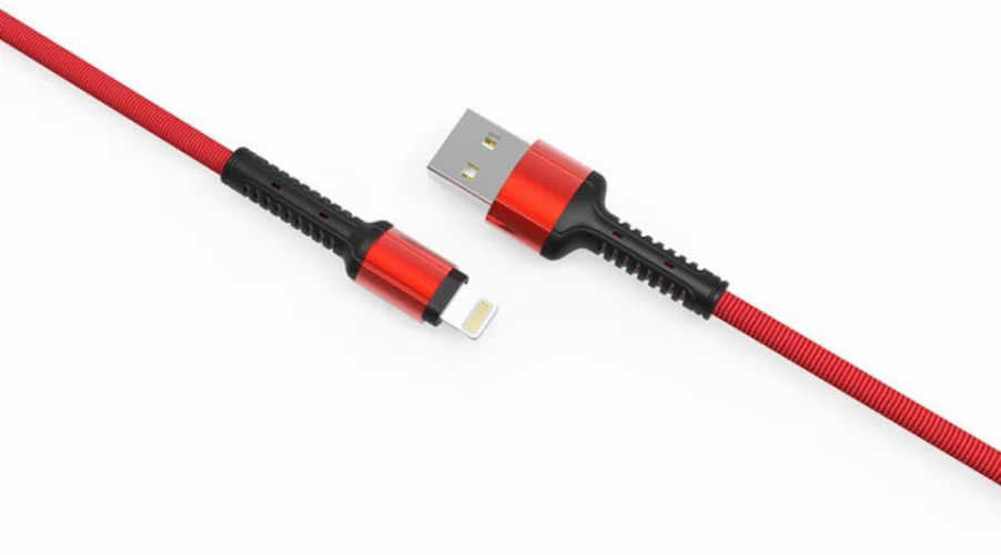 Zore LS64 Lightning USB Hızlı Şarj Data Kablosu 2m - Kırmızı