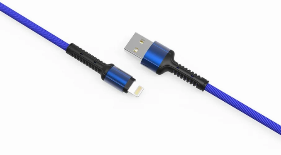 Zore LS64 Lightning USB Hızlı Şarj Data Kablosu 2m - Mavi