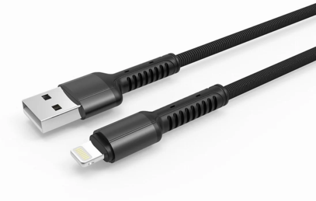 Zore LS64 Lightning USB Hızlı Şarj Data Kablosu 2m - Siyah