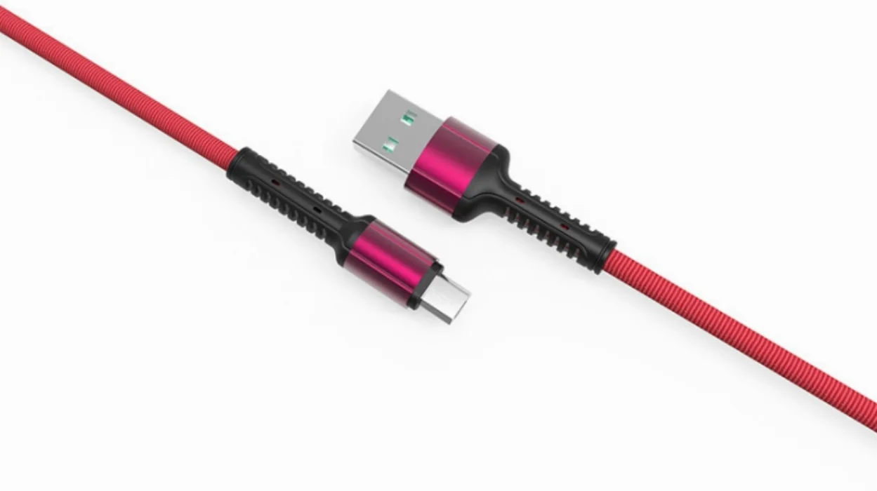 Zore LS64 Micro USB Hızlı Şarj Data Kablosu 2m - Kırmızı
