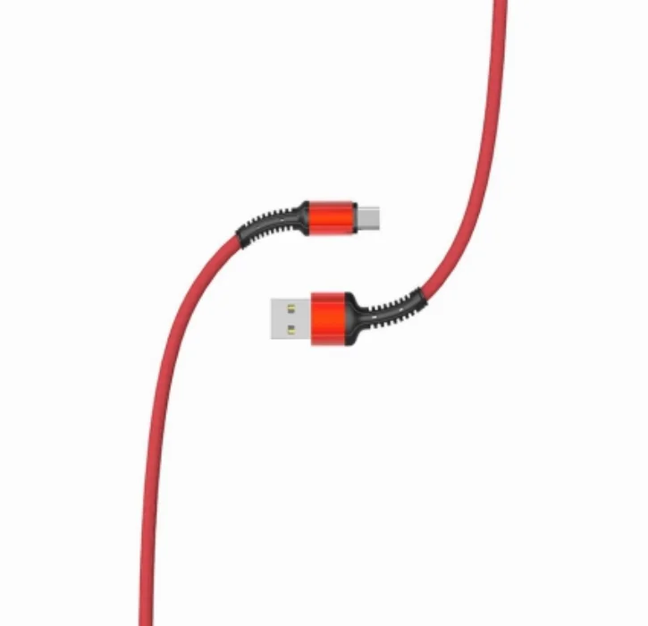 Zore LS64 Type-C USB Hızlı Şarj Data Kablosu 2m - Kırmızı