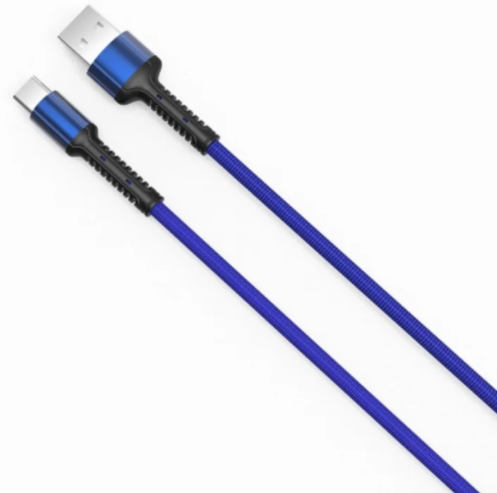 Zore LS64 Type-C USB Hızlı Şarj Data Kablosu 2m - Mavi