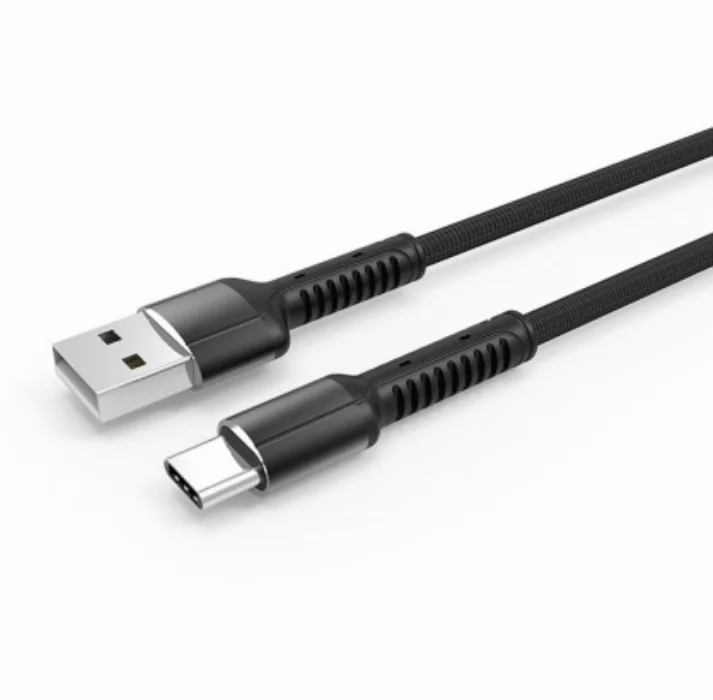 Zore LS64 Type-C USB Hızlı Şarj Data Kablosu 2m - Siyah