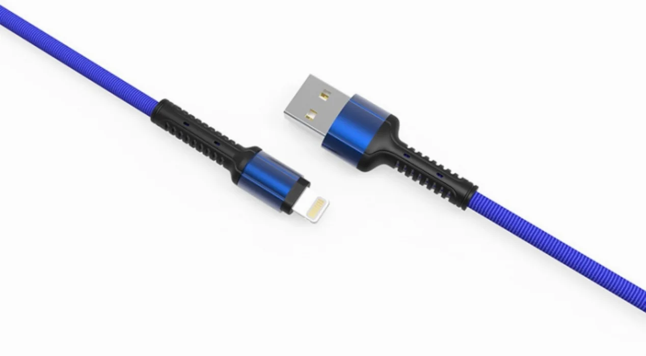 Zore LS65 Lightning USB Hızlı Şarj Data Kablosu 3m - Mavi