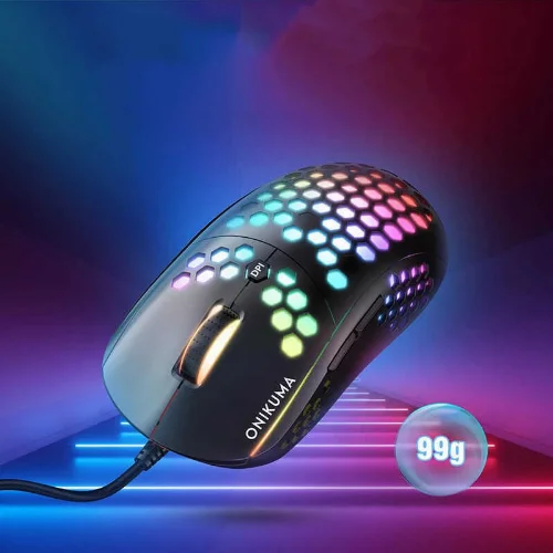 Zore Onikuma CW903 RGB Oyuncu Mouse - Siyah