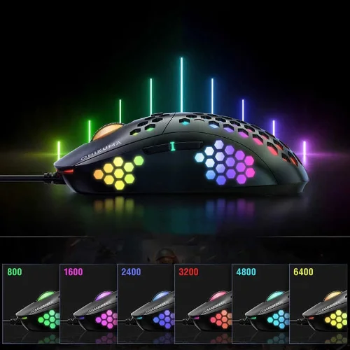 Zore Onikuma CW903 RGB Oyuncu Mouse - Siyah