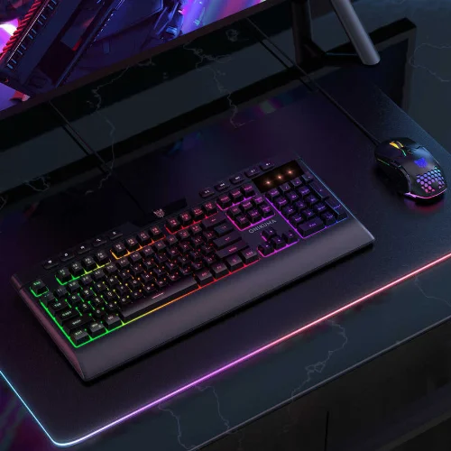 Zore Onikuma G21 RGB Oyuncu Klavye Mouse Seti - Siyah