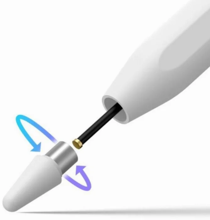 Zore Pencil 10 Magnetik Şarj ve Eğim Özellikli Dokunmatik Çizim Kalemi - Beyaz